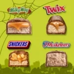 Mars Mixed Snickers, Twix, Milky Way & More Minis Halloween Chocolate Candy 150Ct Bulk Bag