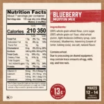 Kodiak Protein-Packed Blueberry Muffin Mix, 14 oz Box - Image 5