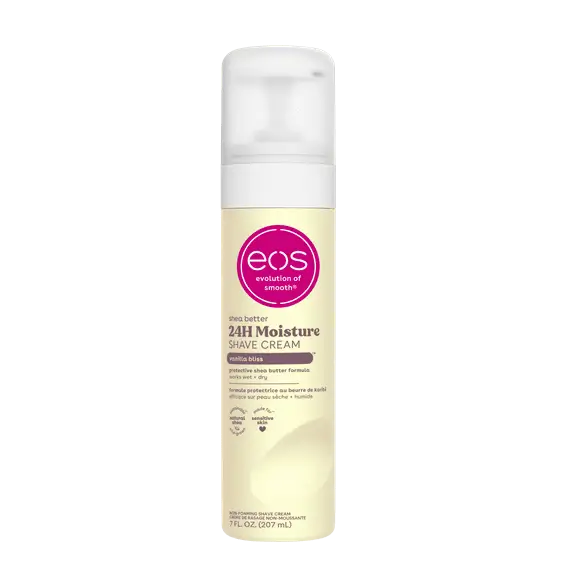 eo 1 (1) eos Shea Better Womens Shaving Cream, Vanilla Bliss, Smooth Skin Moisturizing Formula, 7 oz - Image 1