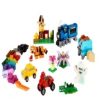 LEGO Classic Medium Creative Brick Box , Toy Set with Train, Car, Tiger, Birthday Gift for Kids 4+, 10696 - Image 2