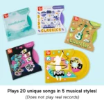 Fisher-Price Rockin’ Record Player Musical Toy with Turntable & 5 Records for Toddler Pretend Play - Image 4