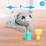 furReal Newborns Kitty Interactive Pet, Small Plush Stuffed Animal Cat with Sounds and Movement, Faux Fur, Kids Toys for Ages 4 up - Image 2