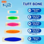 Hartz Chew n Clean Tuff Bone Dog Toy, Small, Color May V - Image 3