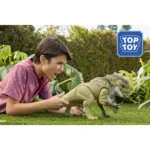 Jurassic World Rebirth Distortus Rex, Drex Action Figure, 22 Inch Rumble N Rampage Dinosaur Toy - Image 2