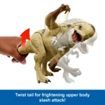 Jurassic World Rebirth Distortus Rex, Drex Action Figure, 22 Inch Rumble N Rampage Dinosaur Toy - Image 3
