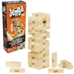 Classic Jenga Game with Genuine Hardwood Blocks for Kids Ages 6 and Up