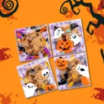 Diceymbol 100Pcs Halloween Self-Sealing Bags Ghost & Pumpkin Candy Pouches, 4.92x5.91in Treat Bags for Cookies, Nougat & Party Favors - Image 2
