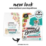 Purina Beneful Incredibites with Farm-Raised Beef Natural Small Breed Dry Dog Food with Added Vitamins, Minerals and Nutrients, 3.5 lb Bag