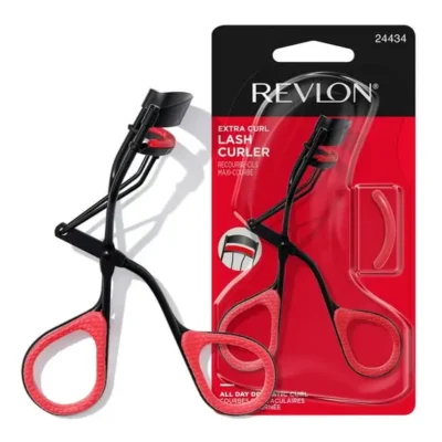 Revlon Extra Curl Lash Curler, All Day Dramatic Curl, No-Slip Finger Grips, 1 count