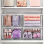 The Home Edit 4 Piece Bath Storage Edit Clear Plastic Modular Storage System 10.63" x 7.04" x 10.33" - Image 3